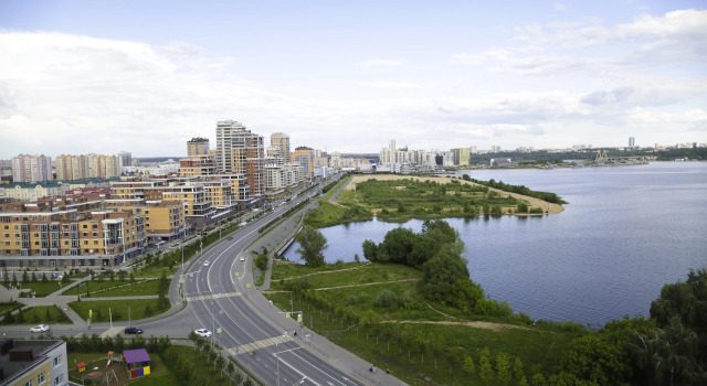 Panorama Kazani Vozle Chashi Apartments, Prenota Appartamento Novo-Savinovskiy district 