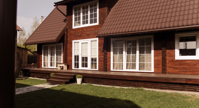 Коттедж Комфорт с 2 комнатами с красивым видом из окна Частный дом Кедр Дача