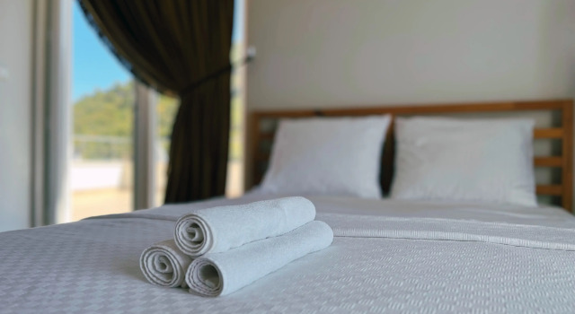Luxury sześcioosobowy suite i balkonem i z widokiem Villa Kurtuldu