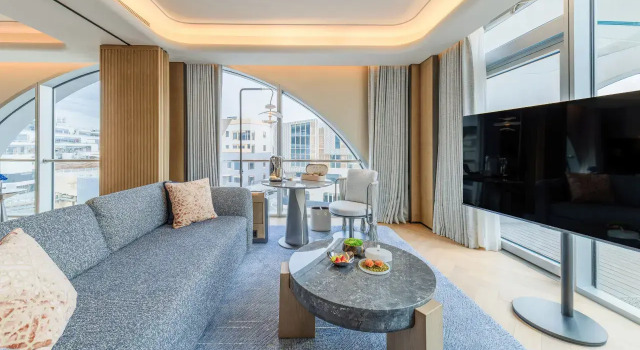 Двухместный люкс Deluxe с красивым видом из окна Отель Nous Land Beijing