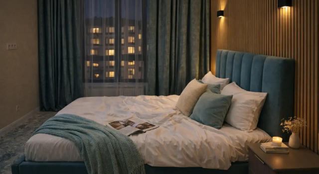 Апартаменты Апартаменты ЖК Амир 2 комнатная с 3-мя кроватями