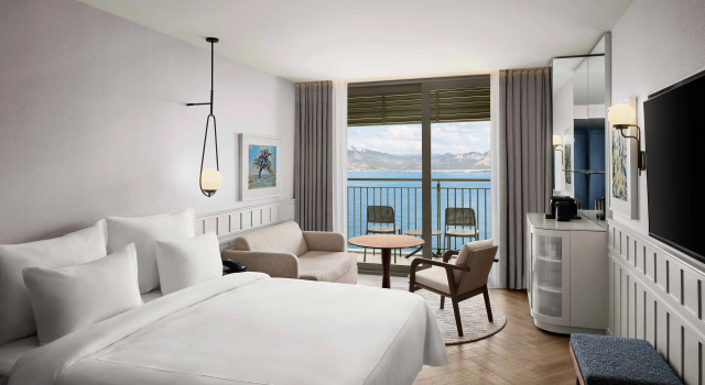 Двухместный номер Deluxe с видом на море Отель Akra Antalya
