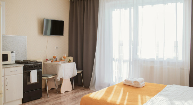 V Zhk Akadem, Trk Rodnik Flat, Boek Appartement Kalininsky district 