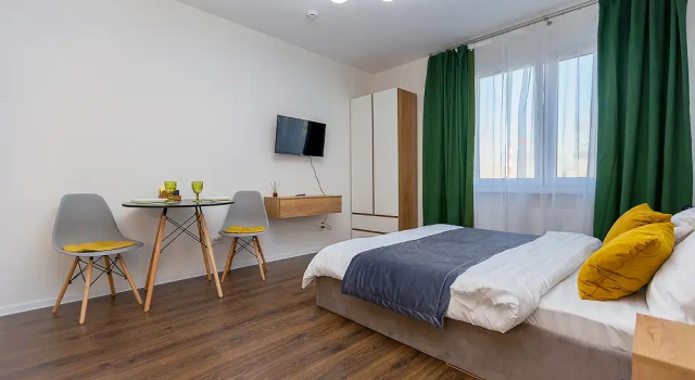 Stilnaya Studiya Oktyabryskaya Naberezhnaya Flat, Rezervovat Apartmán Petrohrad Rusko, poblíž Proletarskaya Metro Station