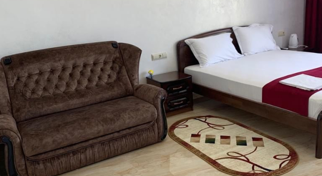 Трёхместный номер Deluxe с балконом и с красивым видом из окна Zaporozhskaya Sech