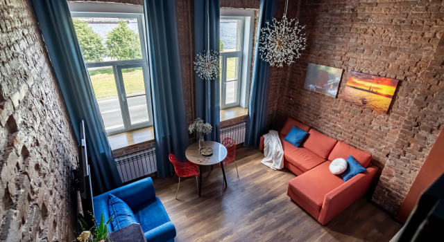 Apartamenty Loft S Vidom Na Nevu 3, Rezervovat Apartmán Hotely v Petrohrad s parkováním, poblíž Ploshchad Lenina Metro Station, Parkování