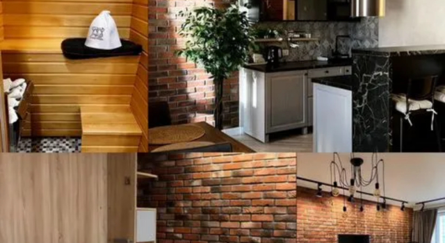 S Saunoy Kaminom I Dizaynerskim Remontom V Samom Tsentre Permi Flat, Rezerwuj Apartament Perm Perm Krai
