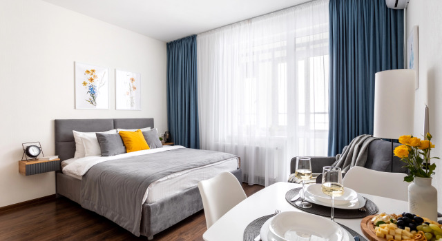 Dizaynerskaya studiya Zhk Status u parka Pobedy Flat, Rezervovat Apartmán Moskovskiy district Petrohrad