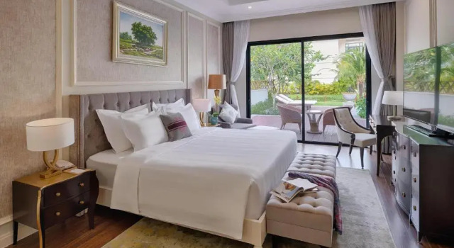 Вилла с собственным бассейном с входом в парк с 3 спальнями Vinpearl Wonderworld Phu Quoc