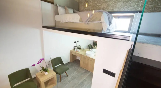 Standardní Dvoulůžkový s manželskou postelí podkroví pokoj a výhledem Avenue Boutique Hotel Cyprus