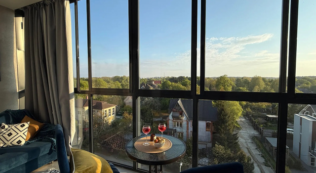 Uyutnaya Svetlaya Studiya S Panoramnym Vidom V Svetlogorske Flat, Book Apartment Svetlogorsk 