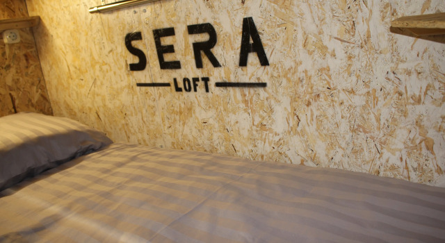Кровать в общем номере Хостел Sera Loft
