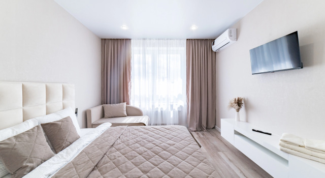 Uyutnaya U Megi Na P Polushkina 1 Nedaleko Ot Tsentra Kazani Flat, Prenota Appartamento Hotel a Tatarstan con piscina, Piscina