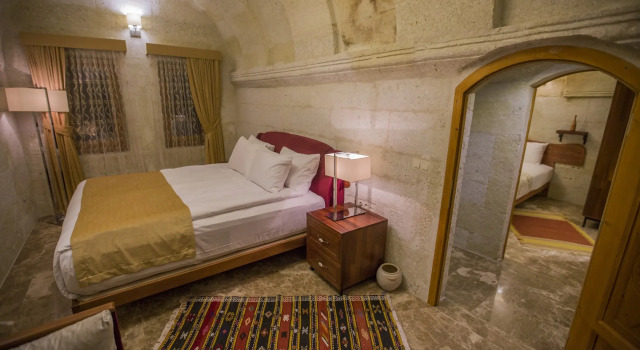 Семейный номер Standard с красивым видом из окна Agarta Cave Hotel