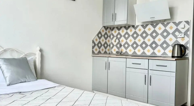 Studiya Mys Sitimoll Flat, Book Apartment Hotels in Tyumen Region with Parking, Parking