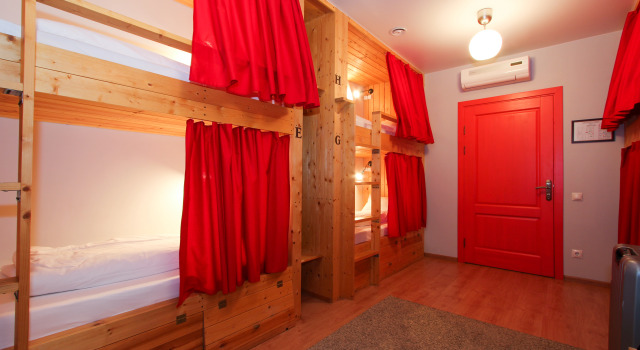 Lit en dortoir Avec vue KD Hostel