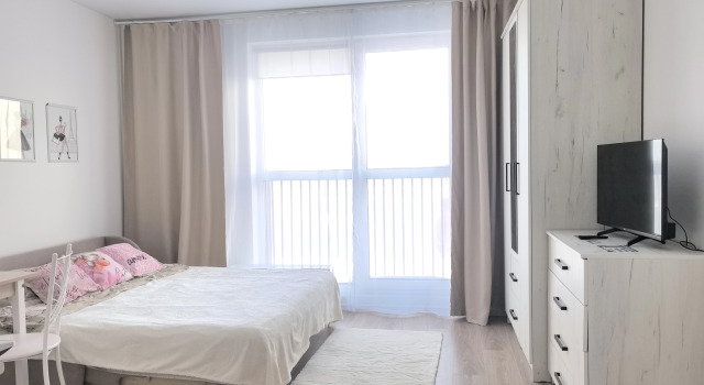 Studiya S Konditsionerom Mrnts Tsyba Rosatom Flat, Prenota Appartamento Hotel a Central Russia con parcheggio, Parcheggio