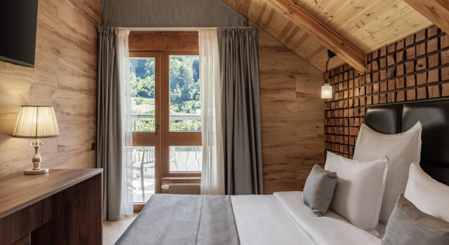 Двухместные апартаменты с балконом и с видом на горы Stellar Collection Chalet Krasnaya Polyana