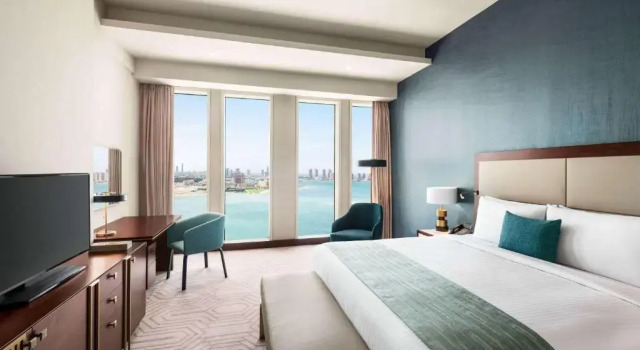 Апартаменты с 2 комнатами с видом на море Wyndham Grand Doha West Bay Beach