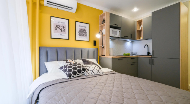 Uyutnaya Studiya Ryadom s Metro Prospekt Vernadskogo Apartments, Reservar Apartamento Hotéis baratos em Moscou
