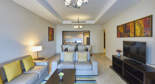 Апартаменты с 2 комнатами с балконом и с видом на город Al Bahar Hotel & Resort