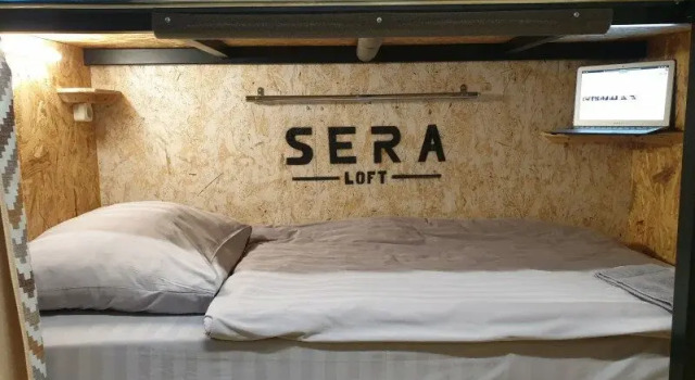 Кровать в общем номере (мужской номер) Хостел Sera Loft