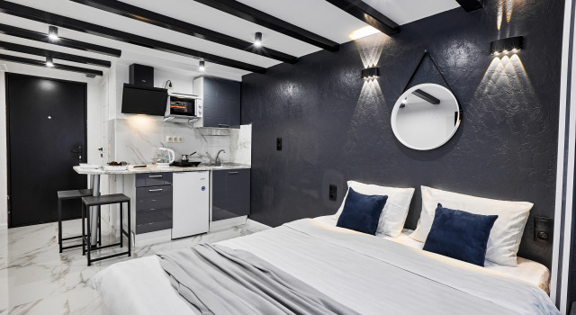 Monochromnie EasyGuest na ChertanovskoyApartments, Réserver Appartement UAO Area Moscou, près de Métro Ioujnaïa