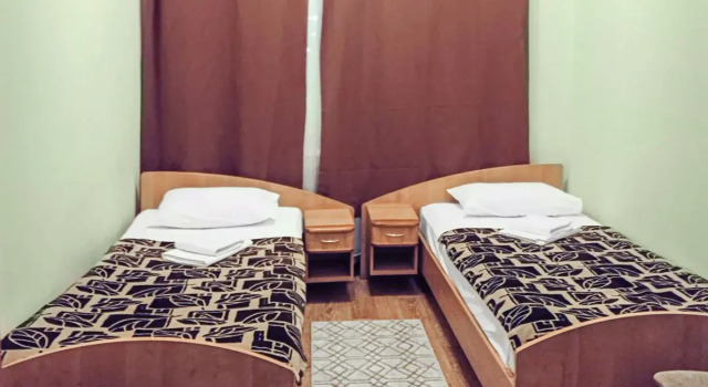 Кровать в общем номере Отель Smart Hotel Воронеж