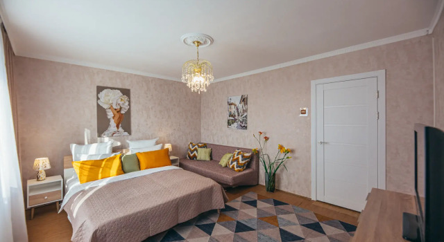 Dvuhkomnatnaya V Luchshem Rayone Goroda Flat, Réserver Appartement Kaliningrad Kaliningrad Region