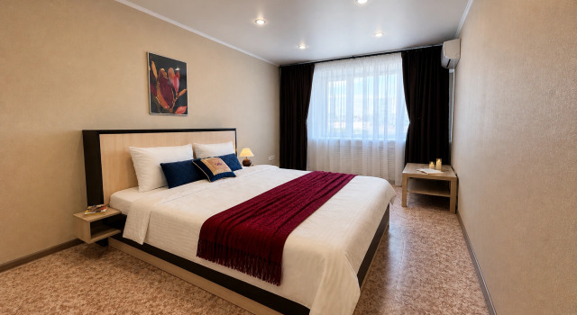 V Tsentre na Naberezhnoy Flat, Rezervovat Apartmán Hotely v Bashkortostan s parkováním, Parkování