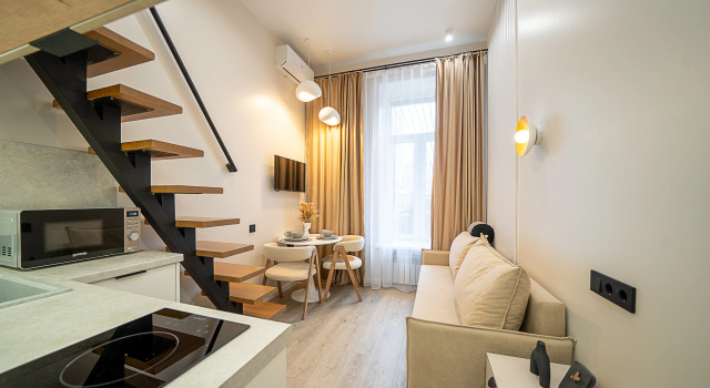 Dizaynerskaya Studiya Na Belorusskoy Apartments, Book Lejlighed Moskva Rusland, nær White Square Business Centre