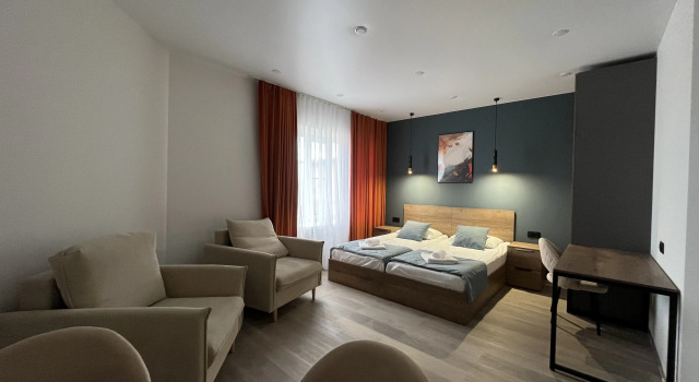 Апартаменты Делюкс Апарт-отель Комплекс апартаментов Port Comfort by Sennaya