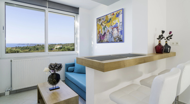 Полулюкс с балконом и с видом на море Talos Luxury Suites