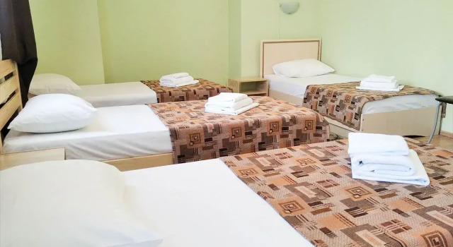 Economy Quadruple room with city view Smart Hotel Kaliningrad Mini hotel