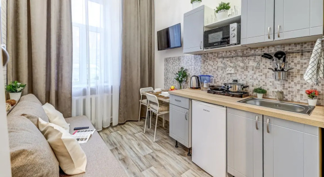 Apartamenty Evrostudii 2 na Narvskoj (NAR2), Book Lejlighed Admiralteyskiy district Sankt Petersborg, nær Narva Triumphal Arch