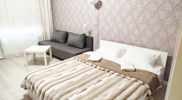 Uyutnaya 2-kh Komnatnaya na ul.Badaeva Flat, Reserva ahora Apartamento San Petersburgo Rusia
