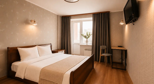 Vash Rantye Na Polyarnykh Zoryakh 49/2 V Dome S Restoranom Tundra Flat, Prenota Appartamento Hotel a Murmansk Region con parcheggio, Parcheggio