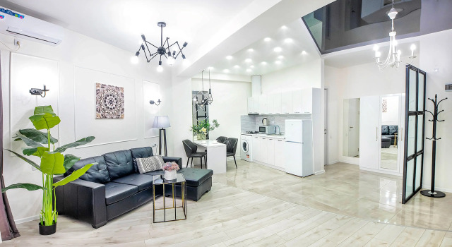 Двухместные апартаменты с балконом и с красивым видом из окна Апартаменты HB apartments Mitskevichi
