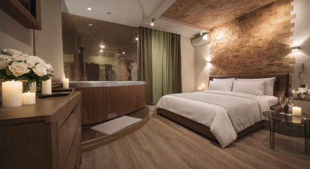 Dvoulůžkový s manželskou postelí Apartmá Aleks na Narvskoy Hotel