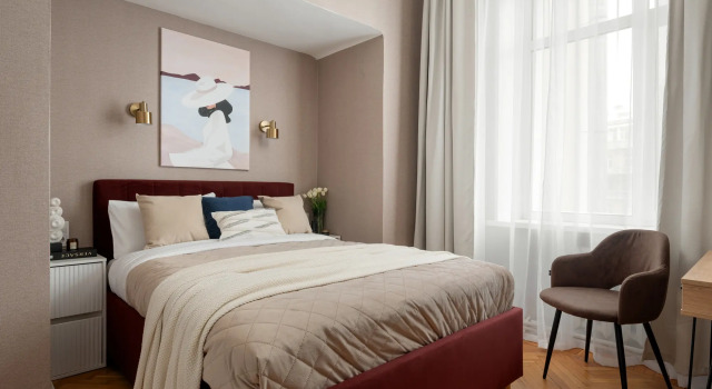 Gm Apartments Prostornaya Kvartira S Tremya Spalnymi I Balkonom S Vidom Na Teatr Estrady Flat, Rezervovat Apartmán Moskva Rusko, poblíž Grand Kremlin Palace