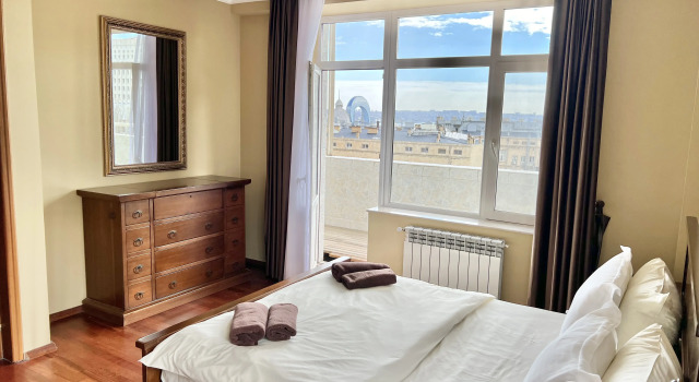 Апартаменты Sea View Central Apartment, Забронировать Апартаменты/квартира Апартаменты Баку, рядом с Азербайджанский Музей Ковра, Апартаменты/квартира