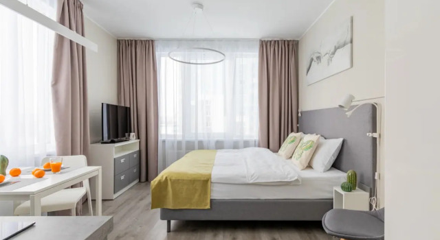 Apartment Rent175 1, Rezervovat Apartmán Levné hotely v Petrohrad, poblíž Kupchino Metro Station