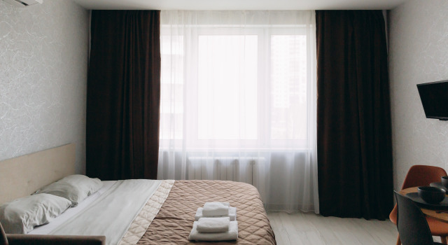 Uyutnaya Studiya 1049 Flat, Rezervovat Apartmán Hotely v Lyuberetsky District s parkováním, Parkování