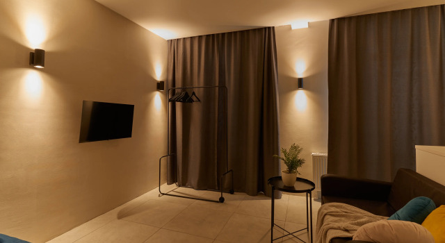 Studio "Clover" in Tyumen Sloboda Apartments, Book Apartment Hotels in Tyumen Region with Parking, Parking