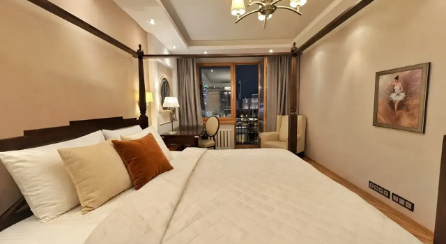 2k Apart Komfort | 4 Chel | Panoramnie Vidy na Naberezhnuyu | Krovat King Size | Konditsioner Apartments, Rezervovat Apartmán Hotely v Moskva s parkováním, poblíž Lotte Plaza, Parkování