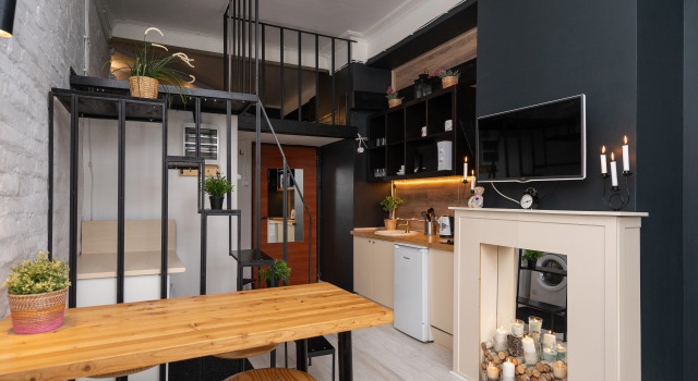 Dvuhurovnevaya s Saunoj i Kaminom Flat, Prenota Appartamento Hotel a Tatarstan con parcheggio, Parcheggio