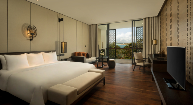 Двухместный номер Deluxe с балконом и с видом на океан Radisson Blu Resort & Villas Bali Uluwatu
