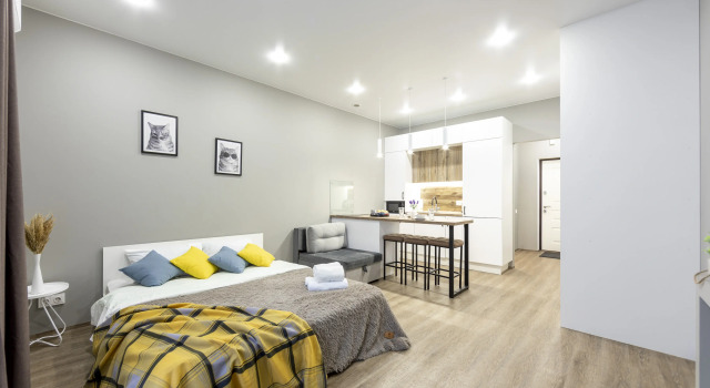 Na Lugovoy 24/3 Apartments, Book Apartment Hotels in Tyumen Region with Parking, Parking
