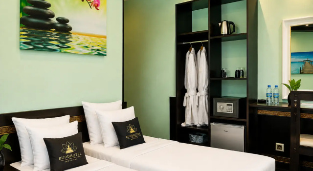 Camera doppia Comfort con vista sulla città BuddHotel Hotel