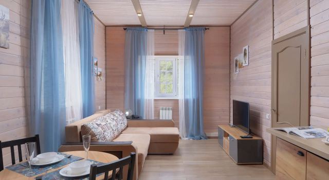 Двухместный номер с сауной Standard Seaman 2 room с красивым видом из окна База отдыха Окуневая